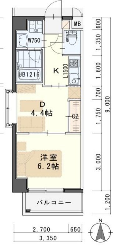 マスダビルの物件間取画像