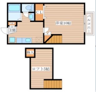 エスポワール・シャトー愛子 Ⅱの物件間取画像