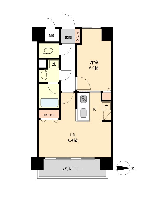 東照宮駅 徒歩14分 2階の物件間取画像