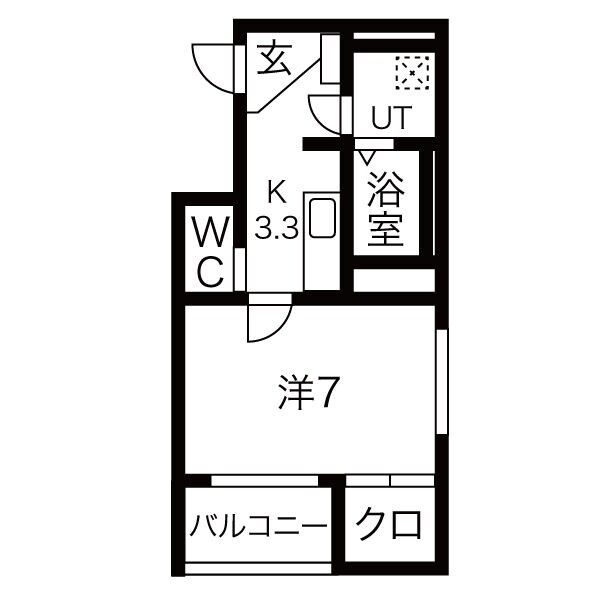 東照宮駅 徒歩17分 2階の物件間取画像