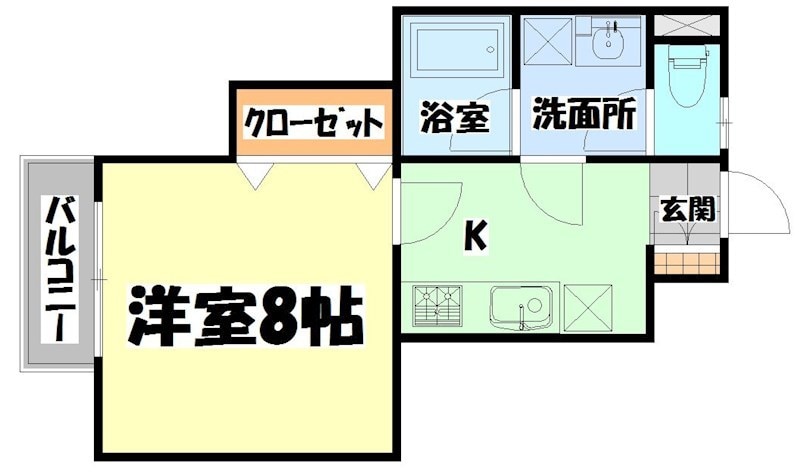 長町駅 徒歩15分 1階の物件間取画像