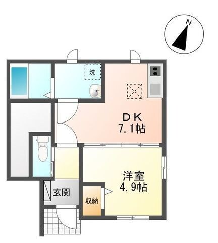 Ａ・ＴテラスⅡの物件間取画像
