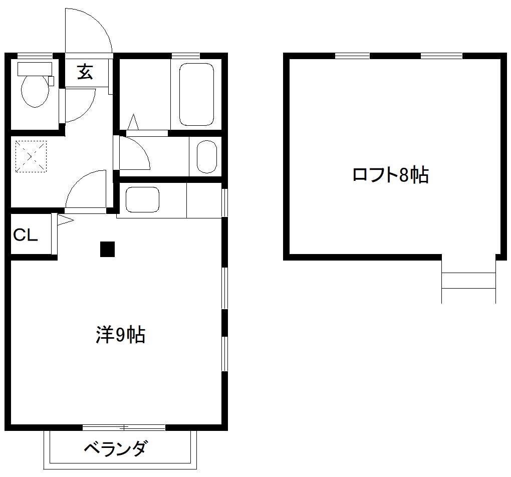 東北福祉大前駅 徒歩17分 2階の物件間取画像