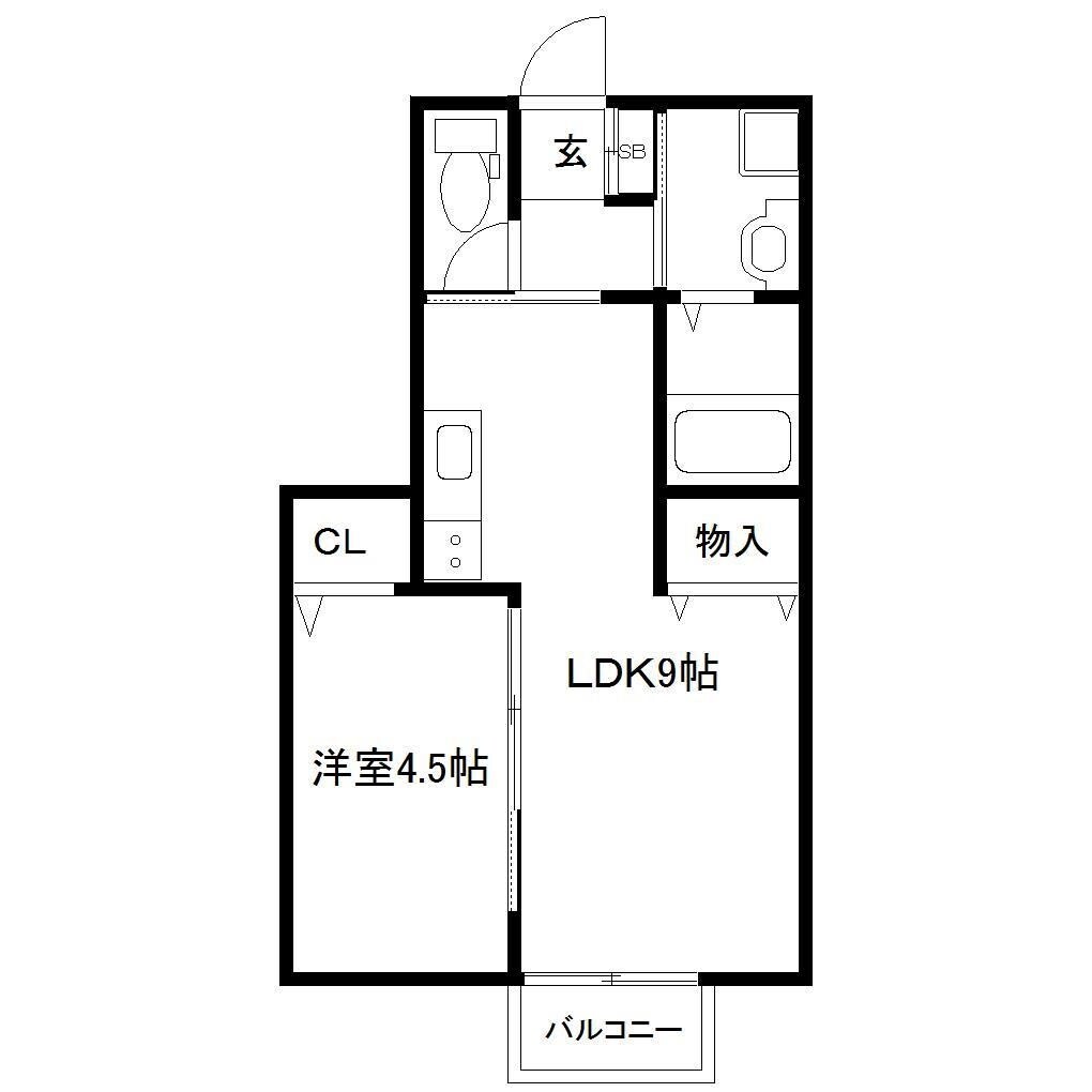 長町南駅 徒歩23分 1階の物件間取画像