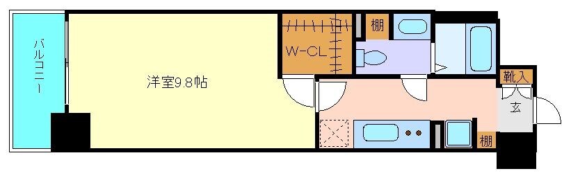 アーバス仙台の物件間取画像