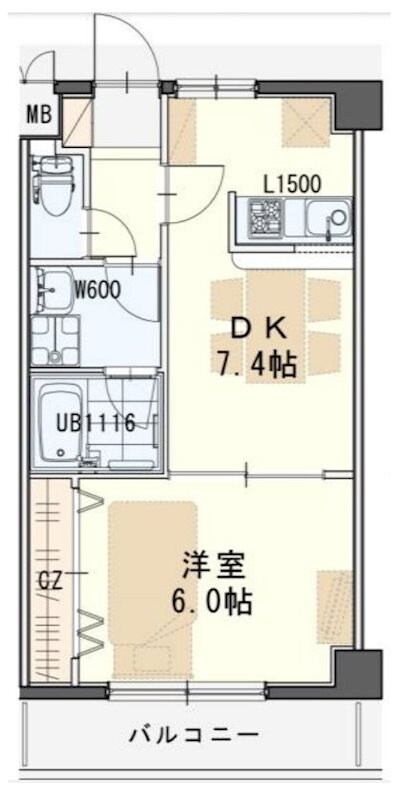 メープル・Ⅰの物件間取画像