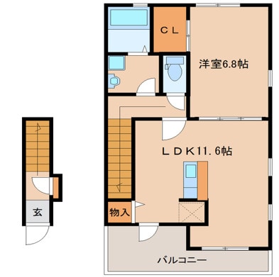 プレッソの物件間取画像