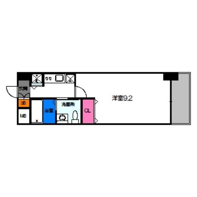 京橋駅 徒歩9分 11階の物件間取画像