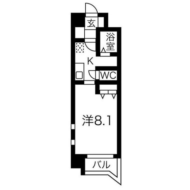 摂津本山駅 徒歩3分 6階の物件間取画像