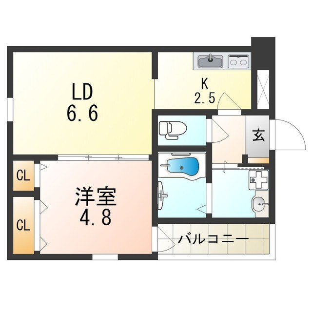 甲子園口駅 徒歩13分 3階の物件間取画像