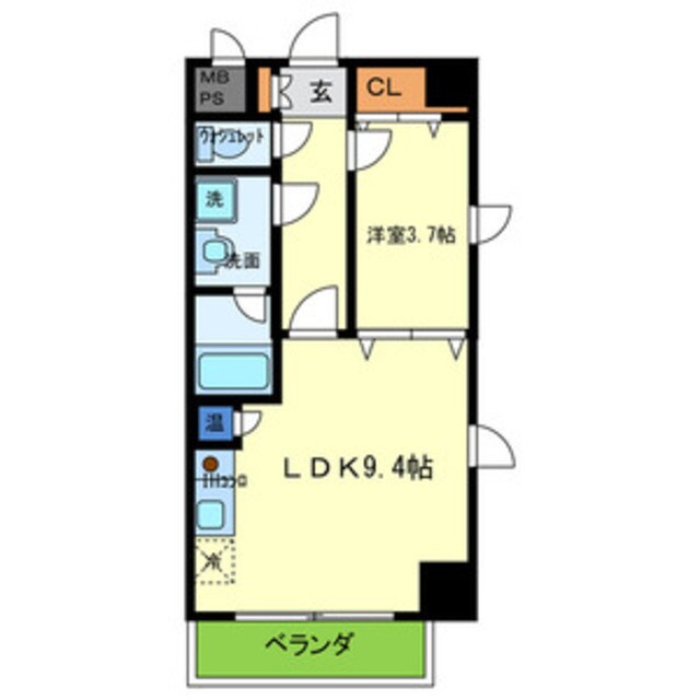 魚崎駅 徒歩5分 7階の物件間取画像