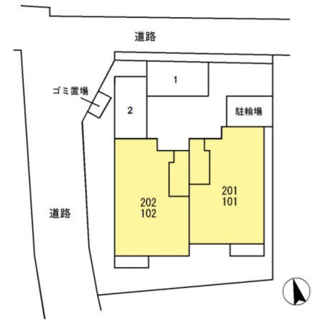猪名寺駅 徒歩10分 2階の物件外観写真