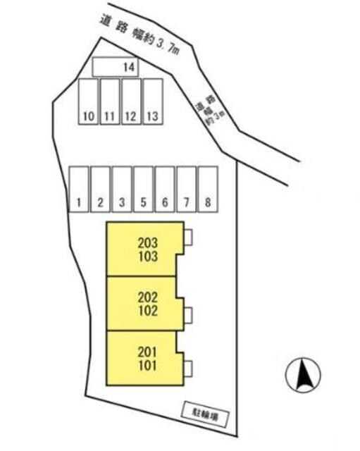 名谷駅 徒歩18分 2階の物件外観写真
