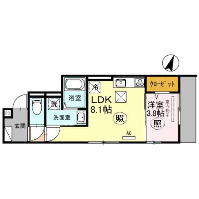 メルベーユの物件間取画像