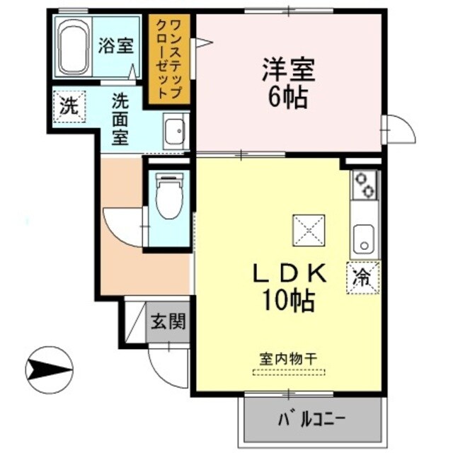 滝山駅 徒歩3分 1階の物件間取画像