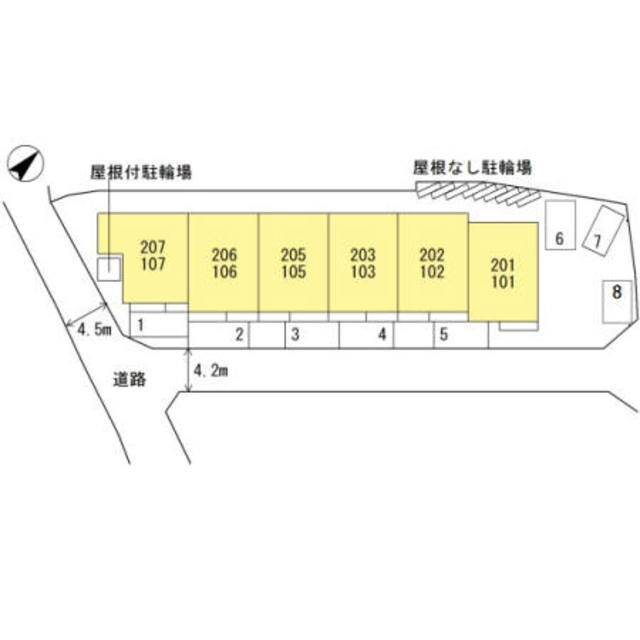 月見山駅 徒歩3分 2階の物件外観写真