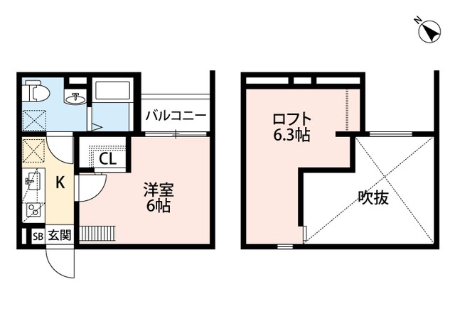 Loft　OGの物件間取画像