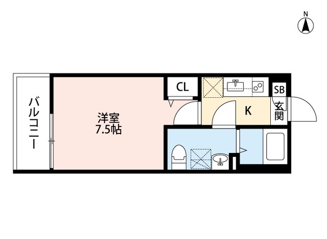 園田駅 徒歩12分 2階の物件間取画像