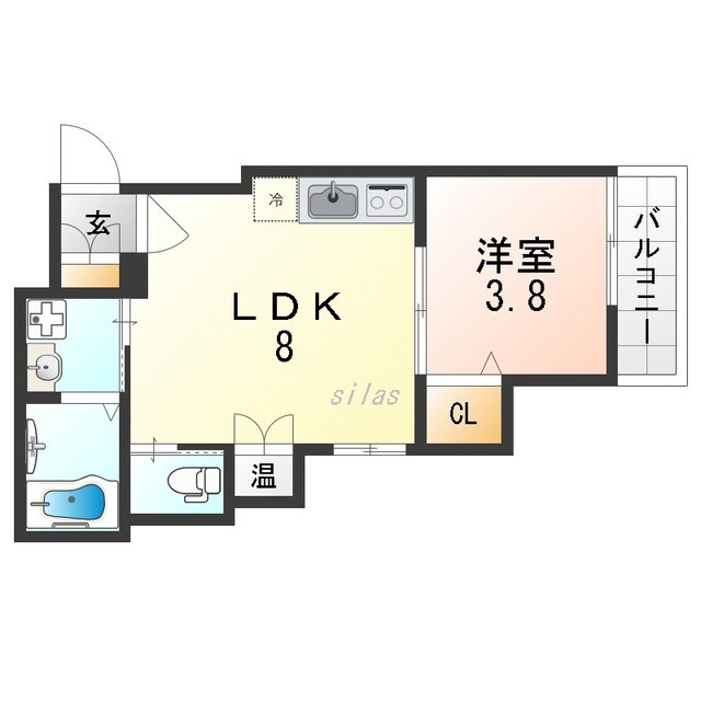 甲子園口駅 徒歩16分 1階の物件間取画像