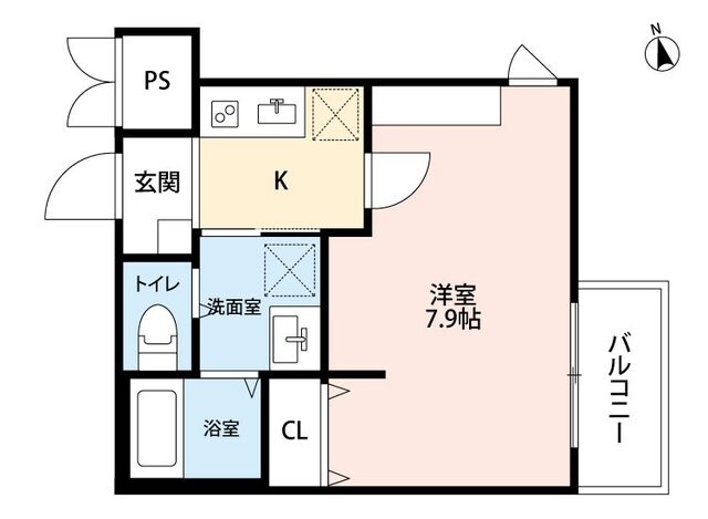 立花駅 徒歩12分 1階の物件間取画像