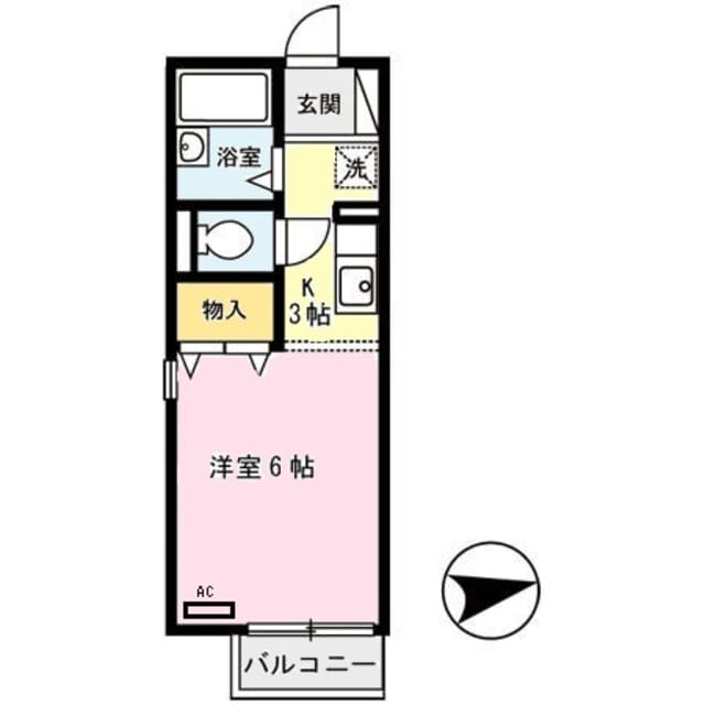 セジュール鈴蘭台の物件間取画像