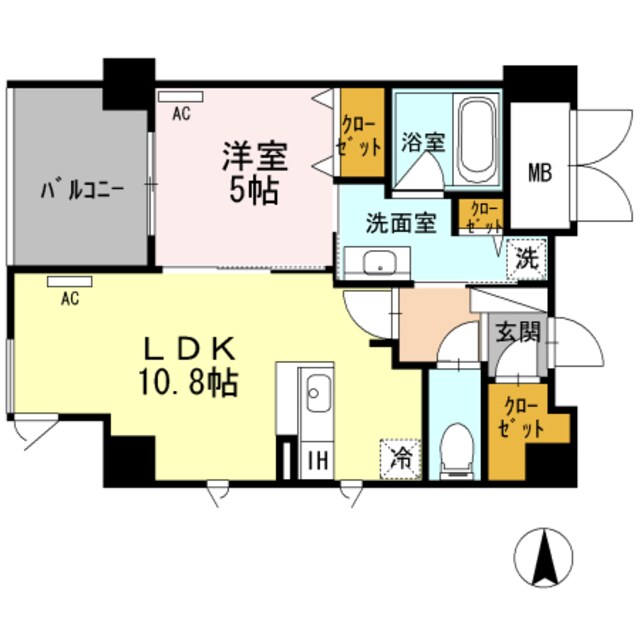 武庫之荘駅 徒歩6分 2階の物件間取画像