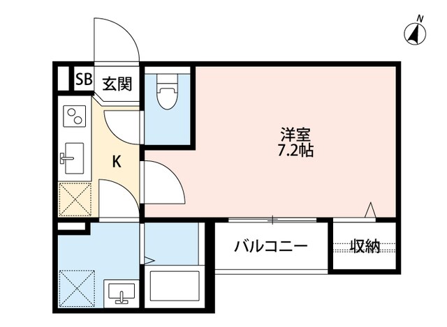 苅藻駅 徒歩8分 2階の物件間取画像