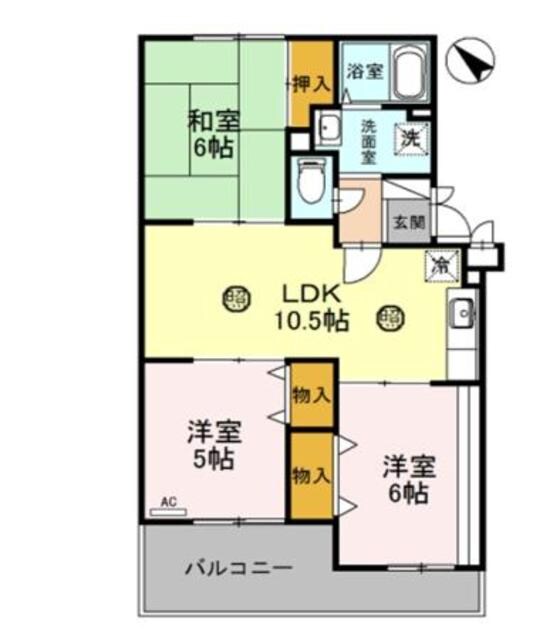 ヴァンベールの物件間取画像