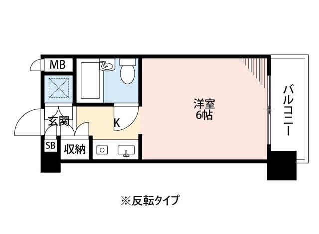 キューブ塚口の物件間取画像