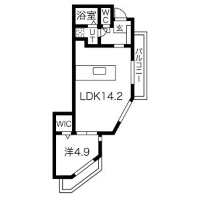 中山観音駅 徒歩5分 1階の物件間取画像