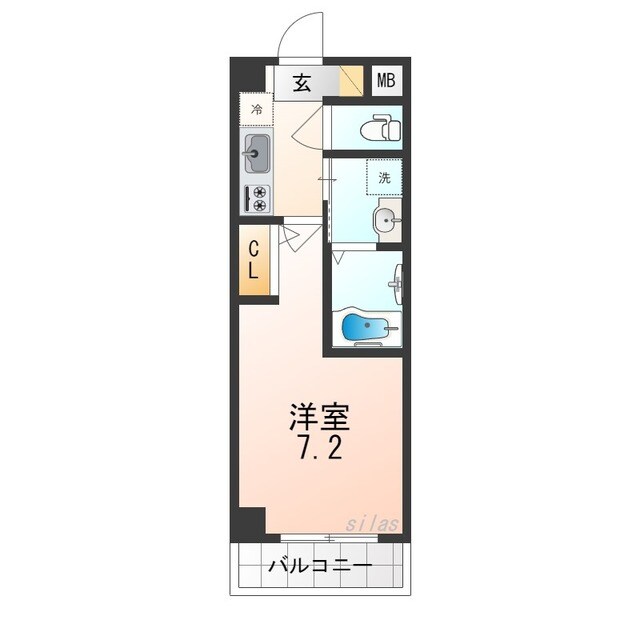 塚口駅 徒歩13分 1階の物件間取画像