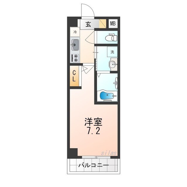 塚口駅 徒歩13分 4階の物件間取画像