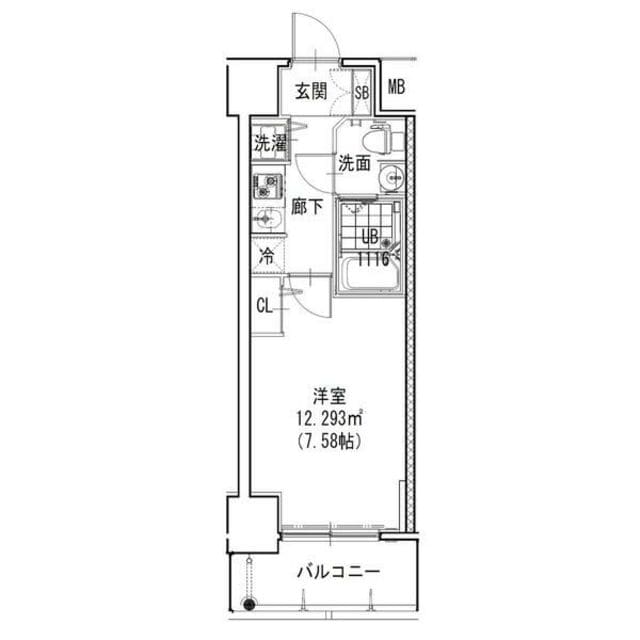 三宮・花時計前駅 徒歩7分 11階の物件間取画像