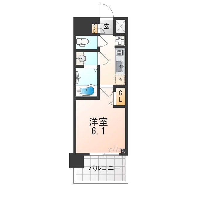 高速長田駅 徒歩9分 4階の物件間取画像