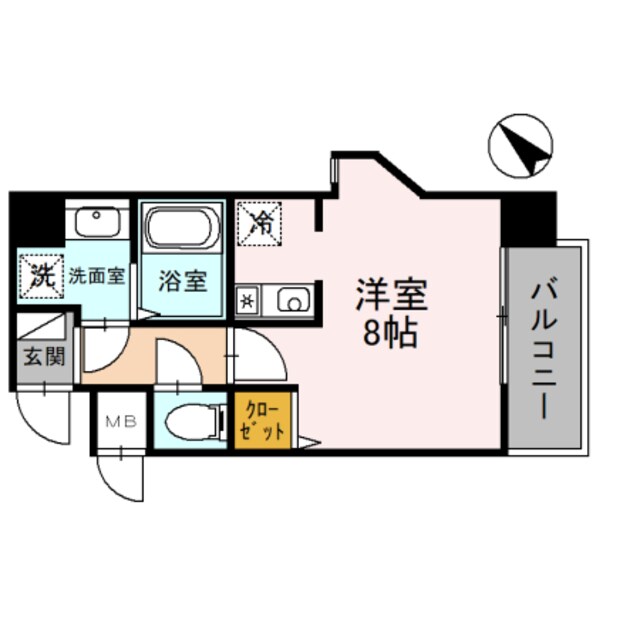 川西能勢口駅 徒歩5分 5階の物件間取画像