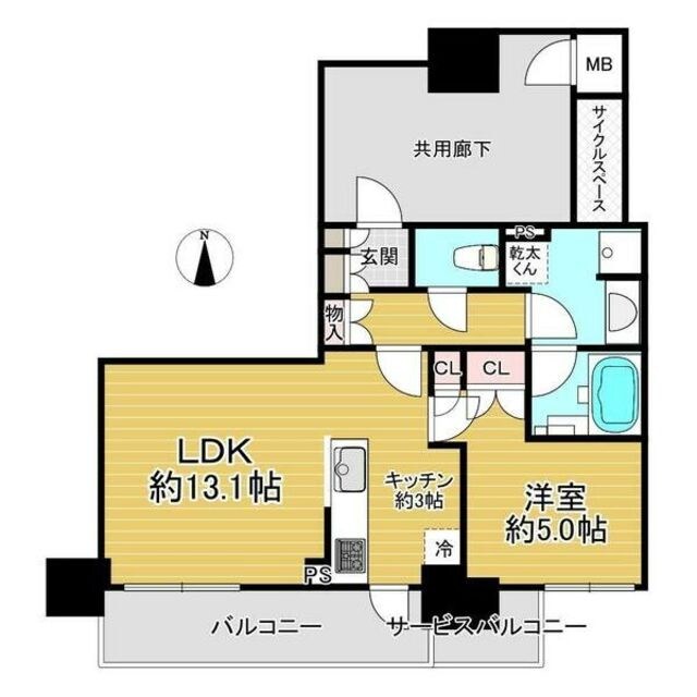 宝塚駅 徒歩4分 3階の物件間取画像