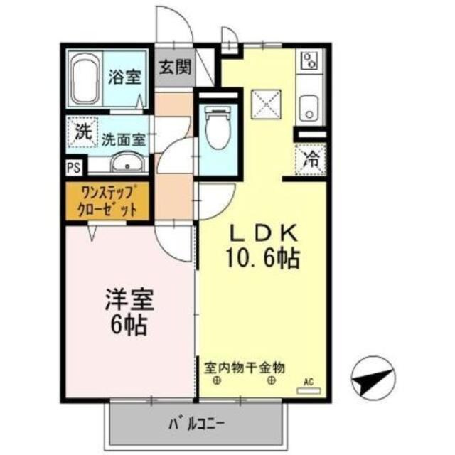 メゾンドコンフォートの物件間取画像