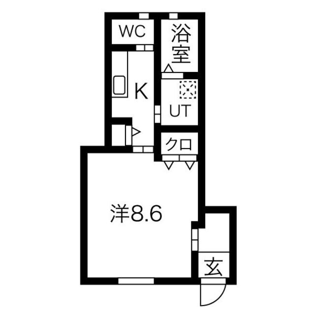 川西能勢口駅 徒歩4分 1階の物件間取画像