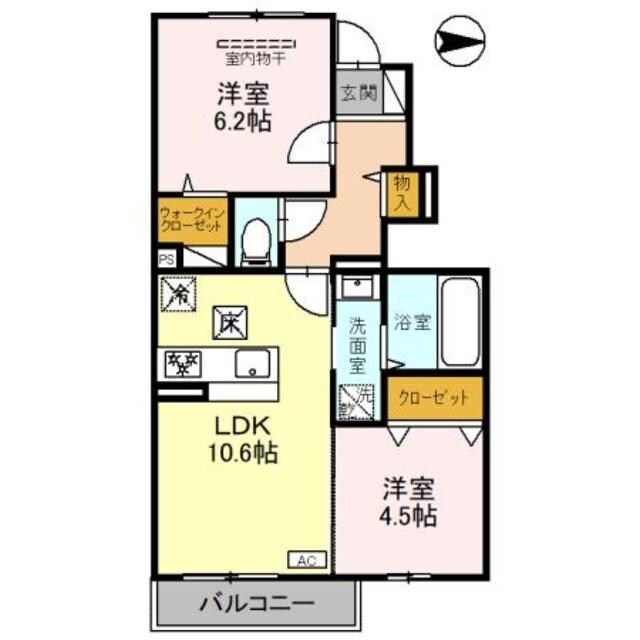 王子公園駅 徒歩9分 1階の物件間取画像