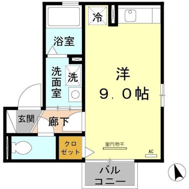 セジュール参番館の物件間取画像