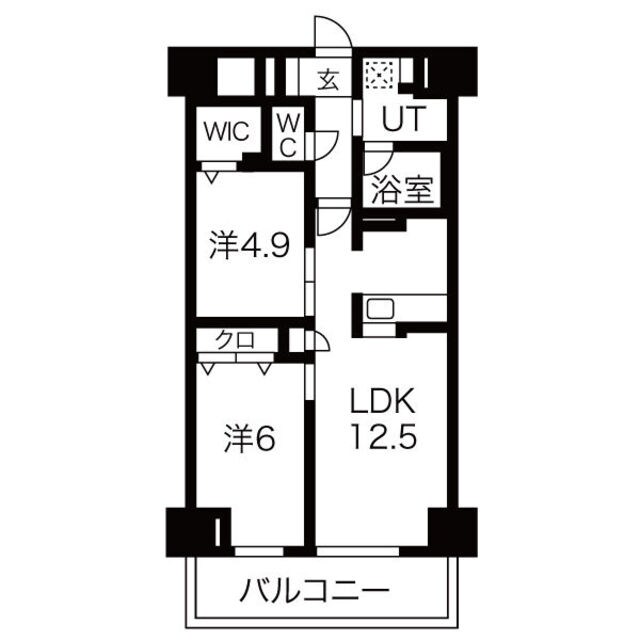 明石駅 徒歩10分 5階の物件間取画像