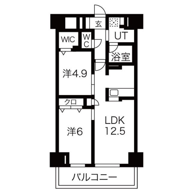 明石駅 徒歩10分 11階の物件間取画像