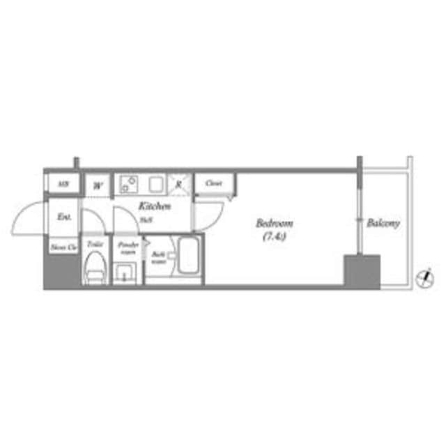 上沢駅 徒歩3分 8階の物件間取画像