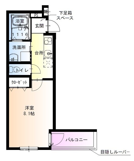 フジパレス伊丹桜ケ丘の物件間取画像