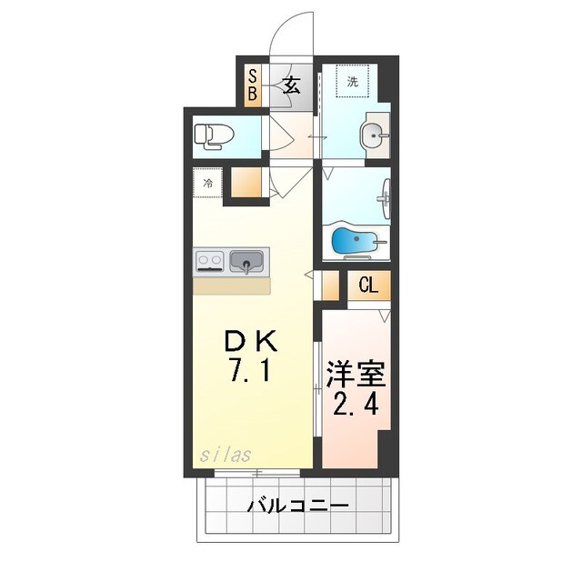 伊丹駅 徒歩13分 1階の物件間取画像