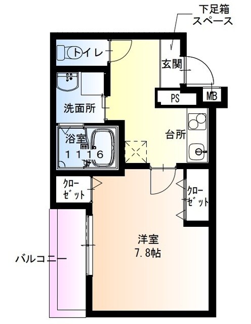 甲陽園駅 徒歩15分 1階の物件間取画像