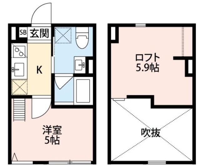 長田駅 徒歩10分 2階の物件間取画像