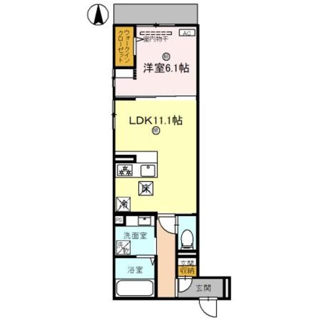 西宮駅 徒歩10分 1階の物件間取画像