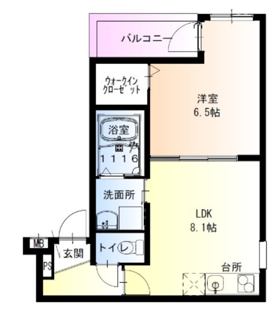 久寿川駅 徒歩8分 3階の物件間取画像