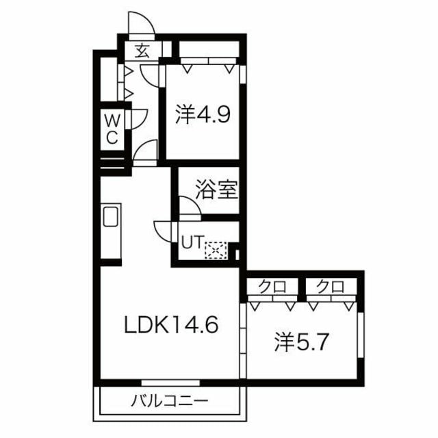 シェルメール住吉本町の物件間取画像